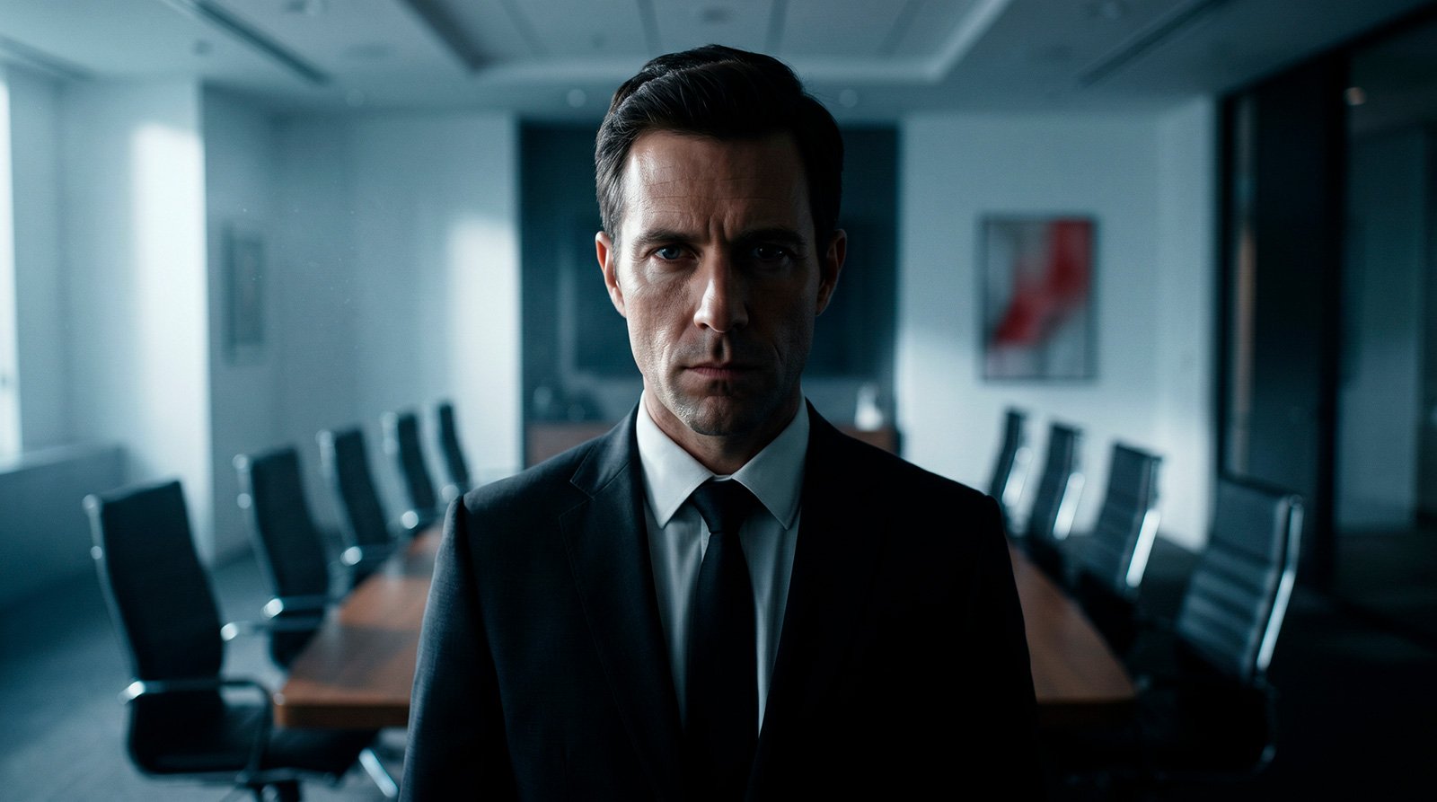 Vendedor estrela em escritório corporativo ilustrando dependência de talentos individuais em vendas B2B